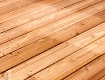 Premium cedar decking material installed by Pro Deck & Design in Kansas City, highlighting natural wood grain beauty and durability for custom deck construction projects throughout Johnson County neighborhoods