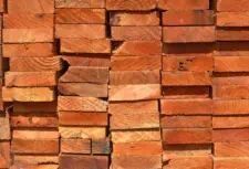 Premium western redwood lumber selected by Pro Deck & Design in Kansas City, showcasing rich natural colors and grain patterns used for custom deck and pergola construction throughout Wyandotte County homes
