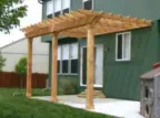 Custom cedar pergola installation in Kansas City featuring quality materials and expert craftsmanship, perfect for enhancing Johnson County homes with stylish outdoor living spaces that provide shade and architectural interest
